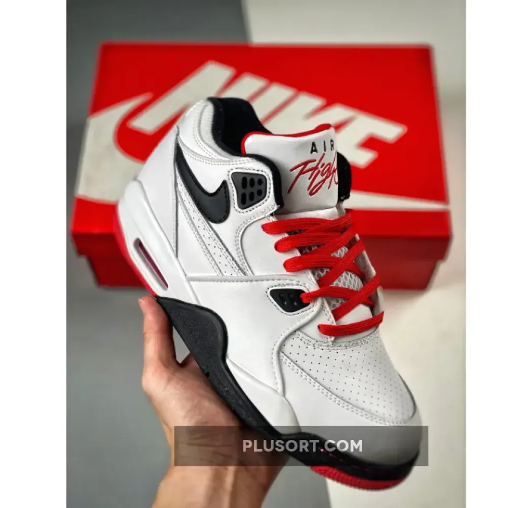 Nike Air Flight ’89 White/Black-Sport Red 306252-107