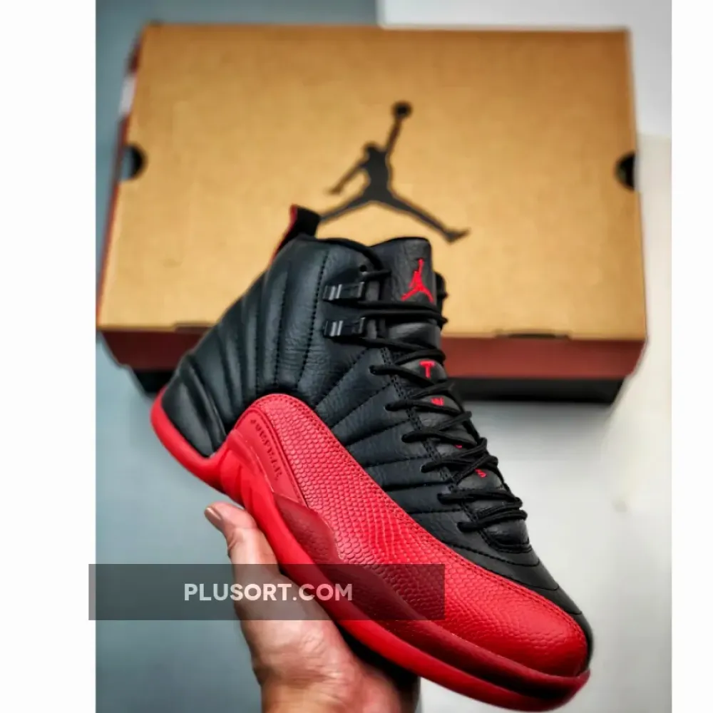Air Jordan 12 “Flu Game” Black/Varsity Red  130690-002