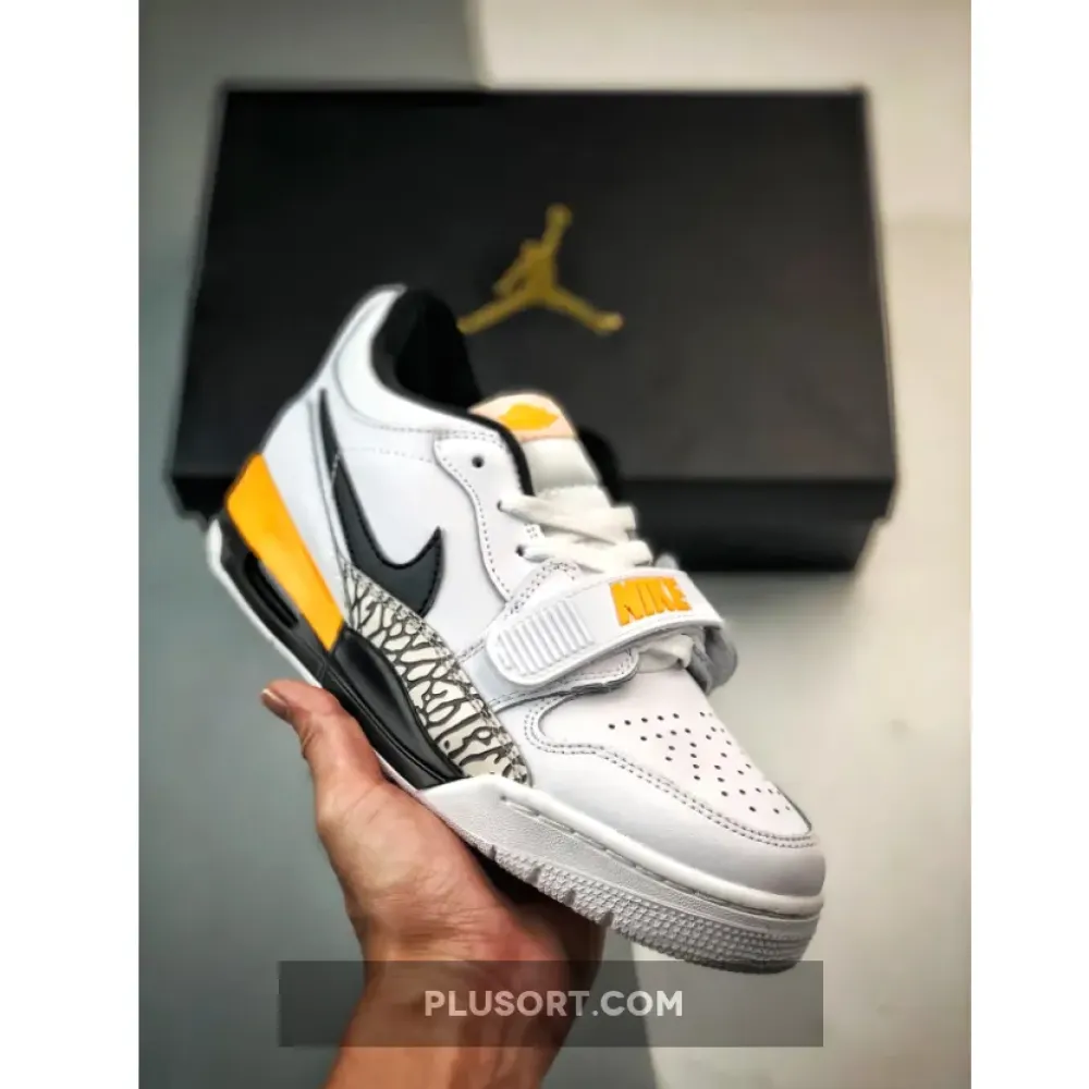 Jordan Legacy 312 Low ‘Rare Air’ White/Black/Yellow  CD7069-107