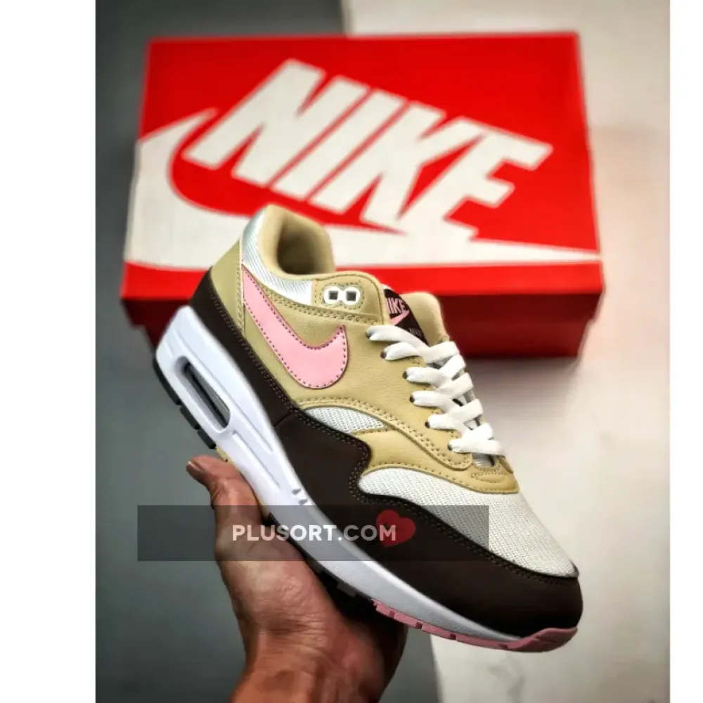 Nike Air Max 1 “Valentine’s Day” Sail/Light Soft Pink-Brown FZ4346-200