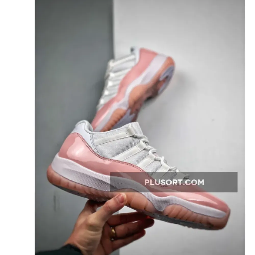 Air Jordan 11 Low White Legend Pink  AH7860-160