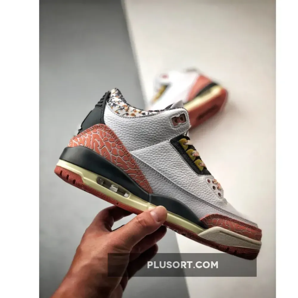 Air Jordan 3 “Vintage Floral” White/Red Stardust  441140-100