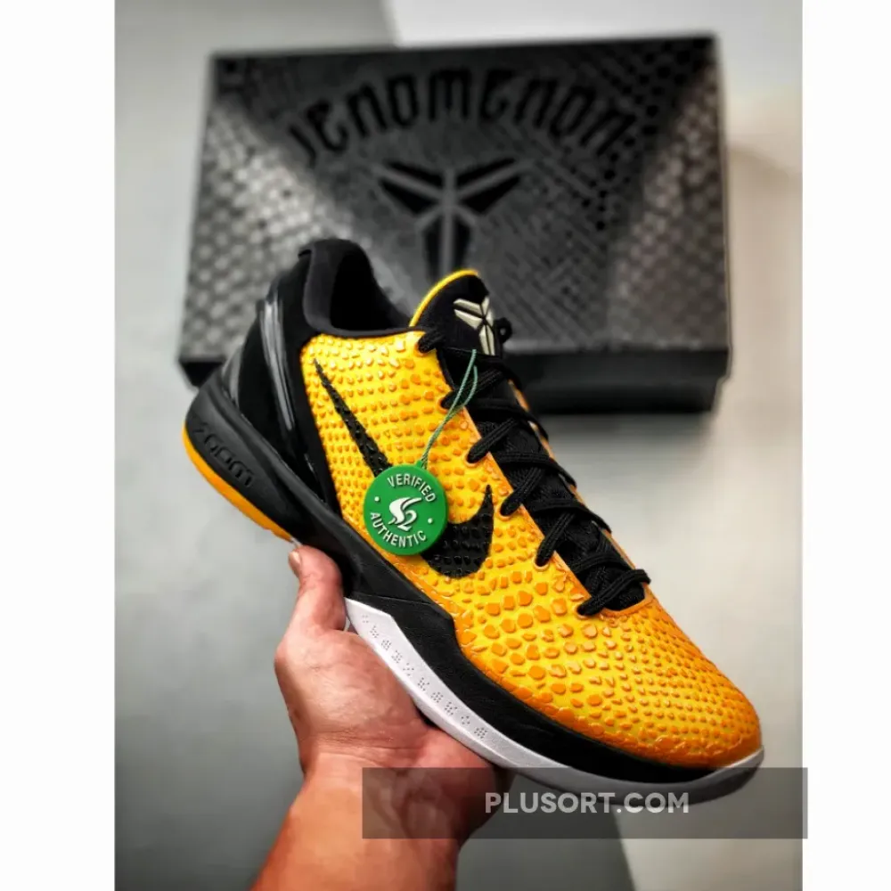 Nike Kobe 6 Del Sol/Lightbulb-Black-Tour Yellow  429659-700