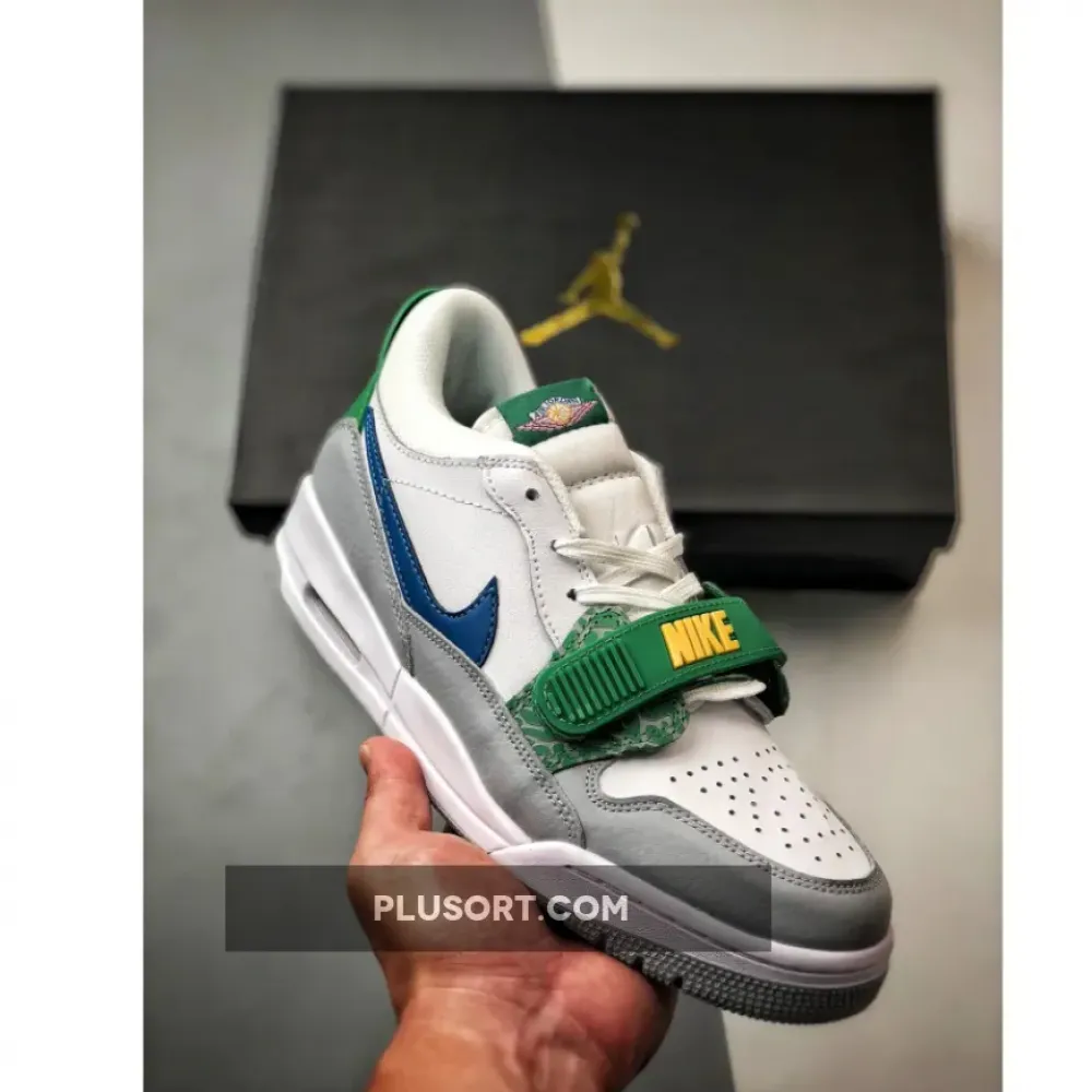 Jordan Legacy 312 Low White Grey Green  CD9054-140