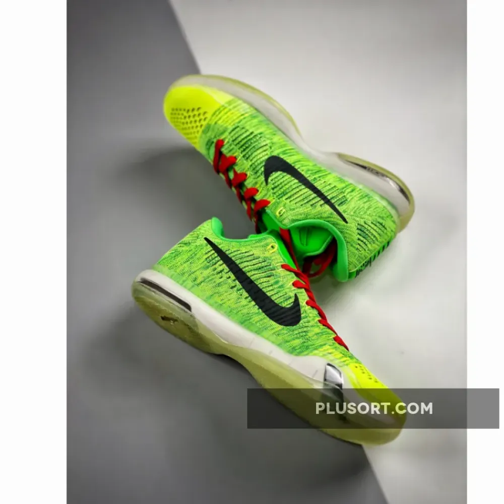 NIKEiD Kobe 10 Elite Low “Grinch” Multi-Color  802817-993