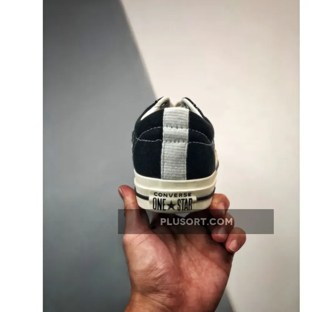 CDG PLAY x Converse One Star Low Black  A01791C