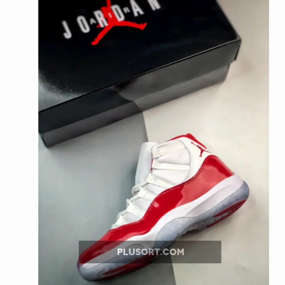 Air Jordan 11 Cherry White/Varsity Red-Black  CT8012-116