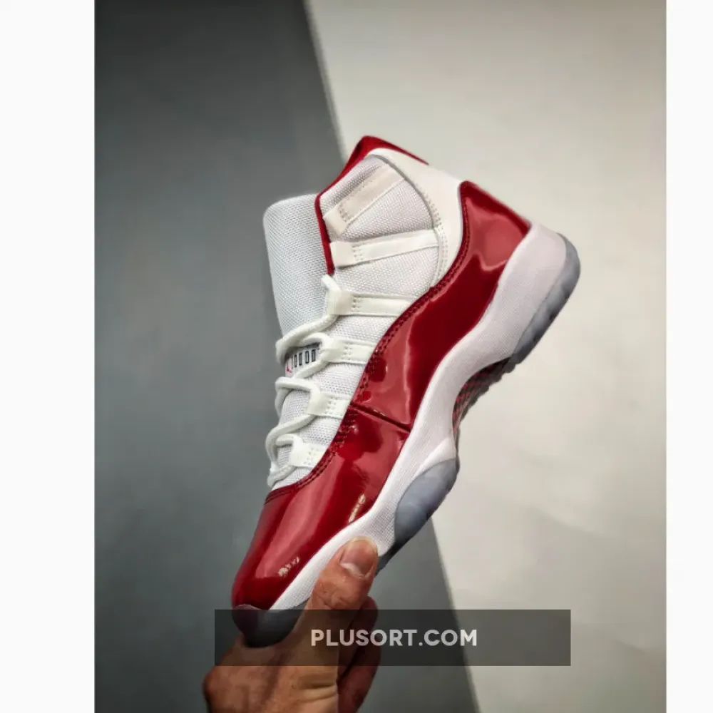 Air Jordan 11 Cherry White/Varsity Red-Black  CT8012-116