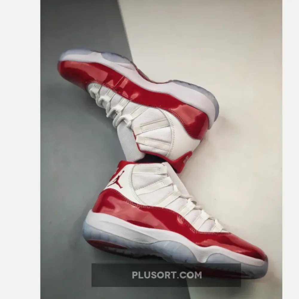 Air Jordan 11 Cherry White/Varsity Red-Black  CT8012-116
