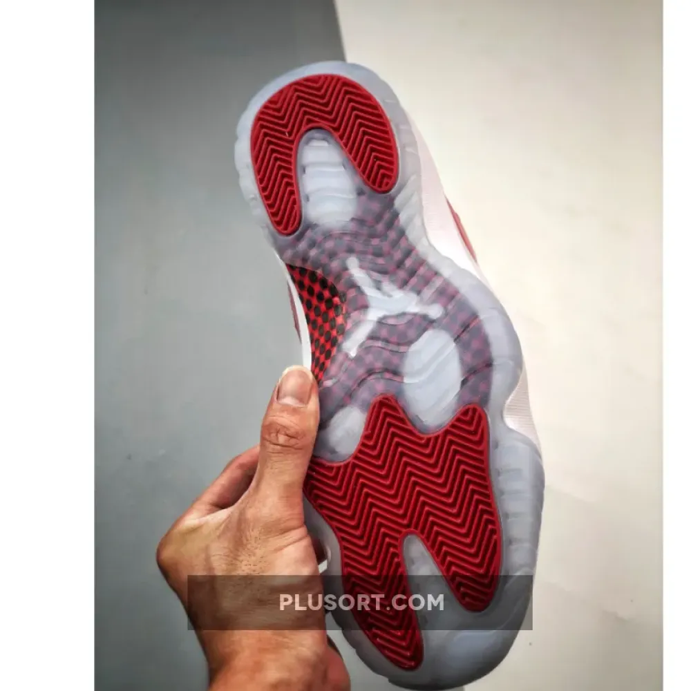 Air Jordan 11 Cherry White/Varsity Red-Black  CT8012-116