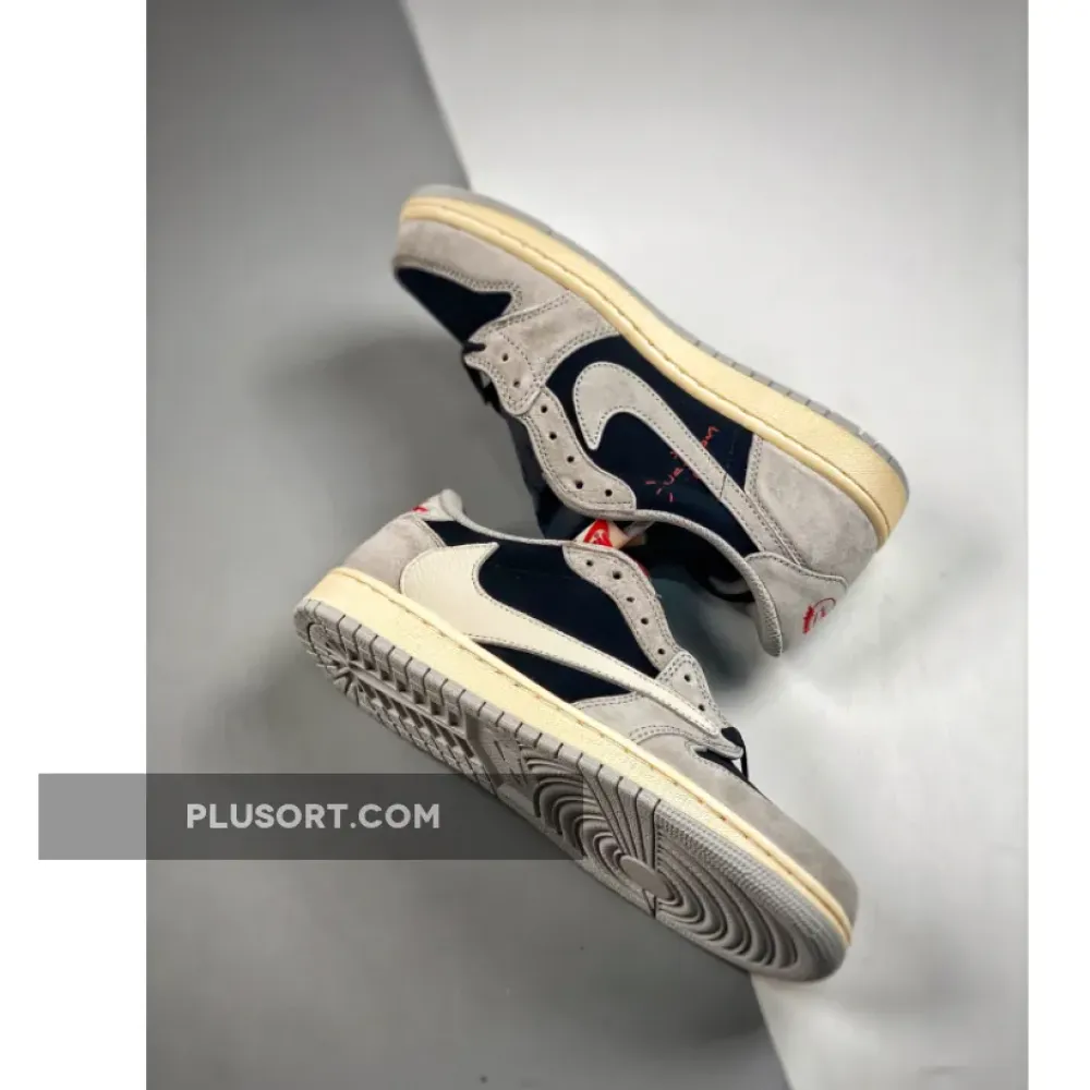Travis Scott x Air Jordan 1 Low OG SP Grey/Black/Cream