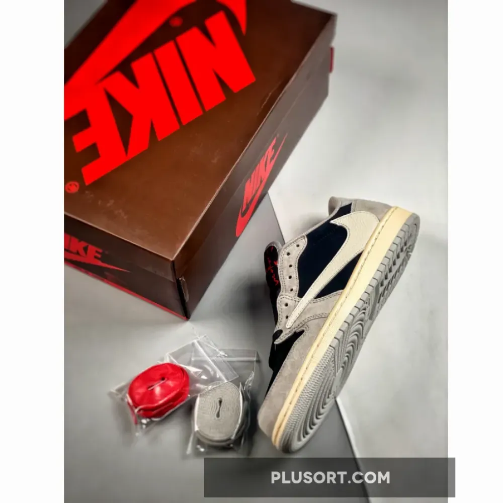 Travis Scott x Air Jordan 1 Low OG SP Grey/Black/Cream