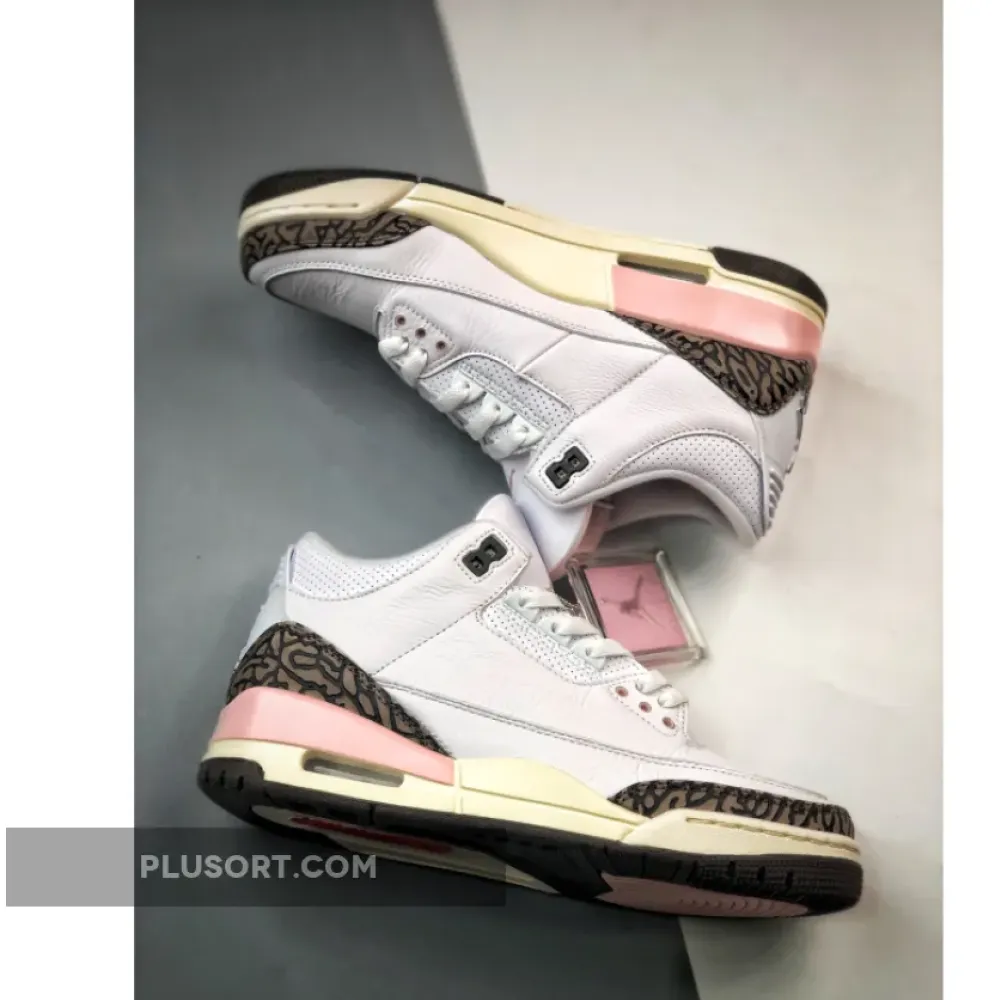 Air Jordan 3 “Neapolitan” White/Dark Mocha-Atmosphere CK9246-102