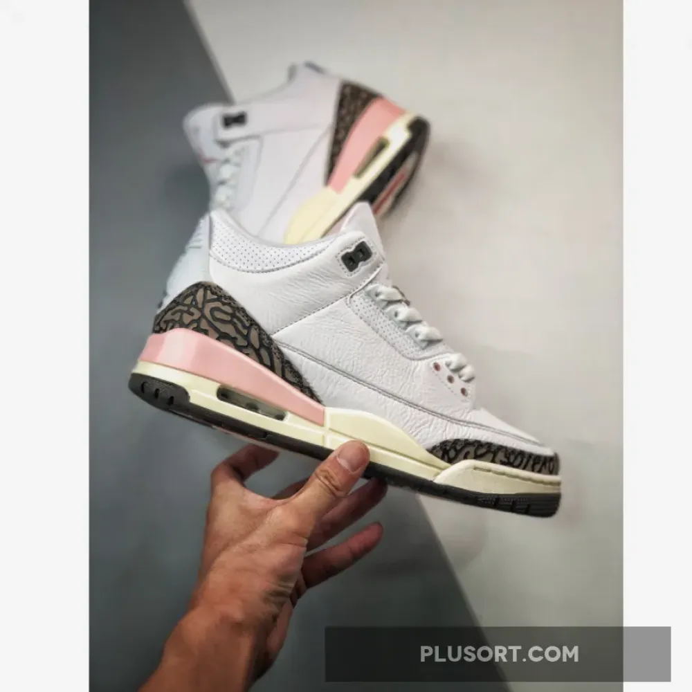 Air Jordan 3 “Neapolitan” White/Dark Mocha-Atmosphere CK9246-102