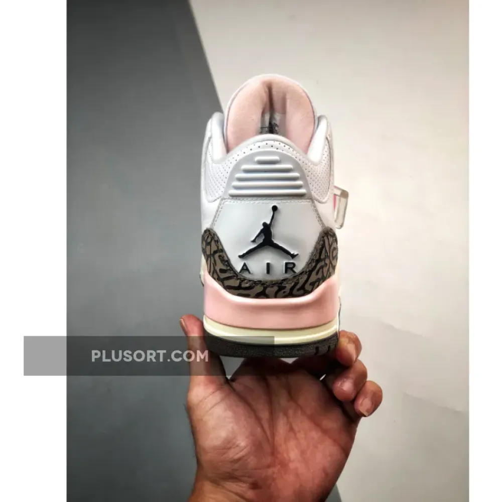 Air Jordan 3 “Neapolitan” White/Dark Mocha-Atmosphere CK9246-102