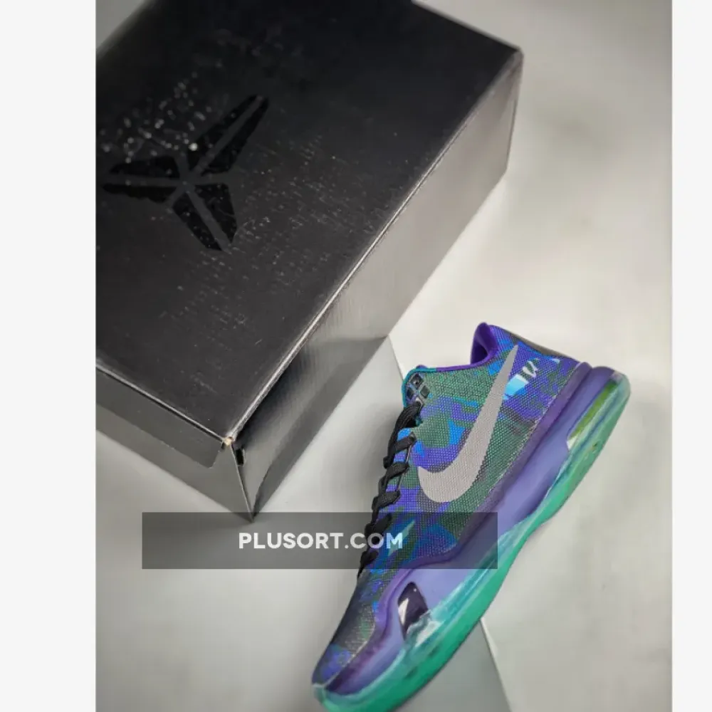 Nike Kobe 10 “Peach Jam” Emerald Glow/Reflect Silver-Purple 705317-305
