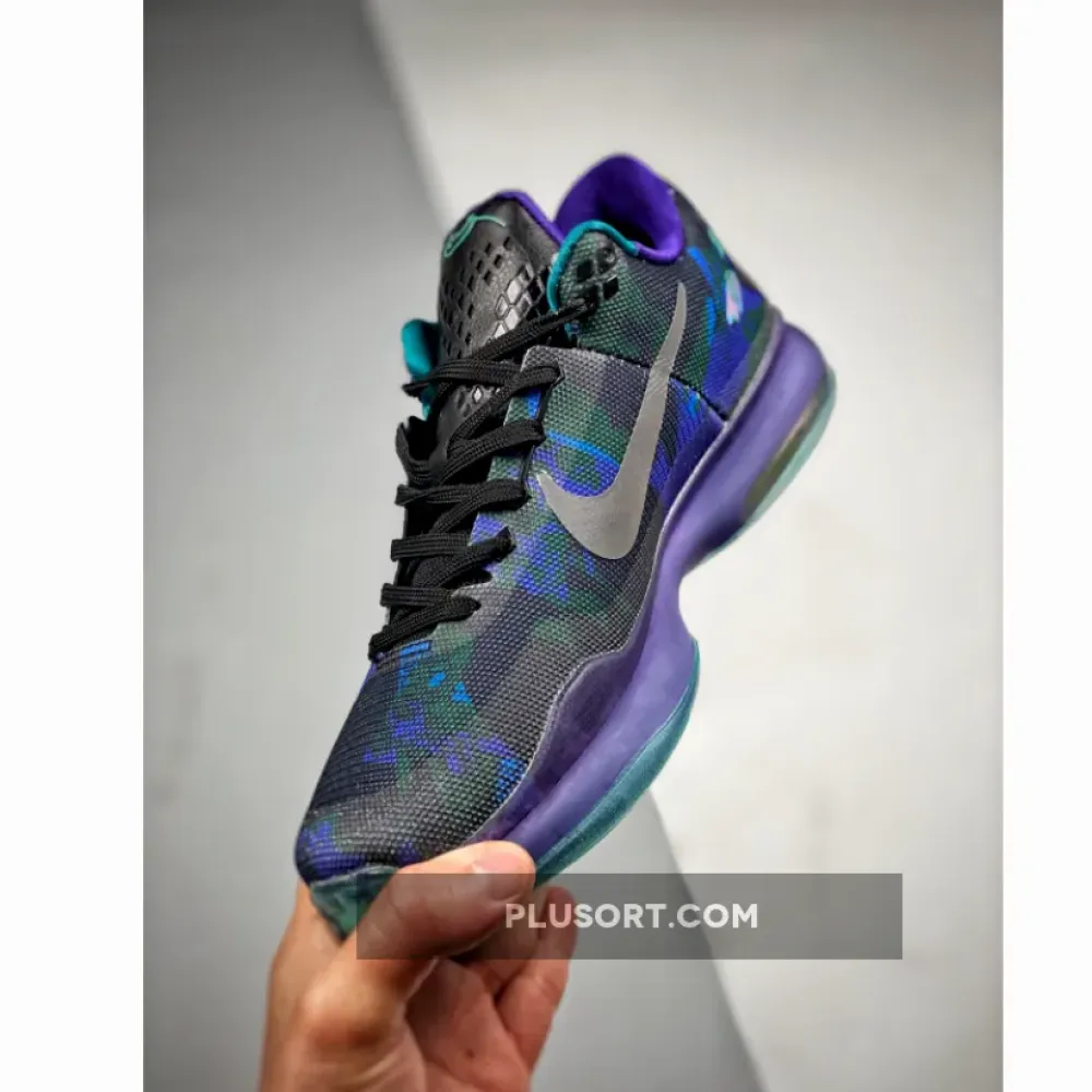 Nike Kobe 10 “Peach Jam” Emerald Glow/Reflect Silver-Purple 705317-305