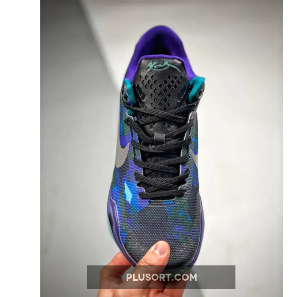 Nike Kobe 10 “Peach Jam” Emerald Glow/Reflect Silver-Purple 705317-305