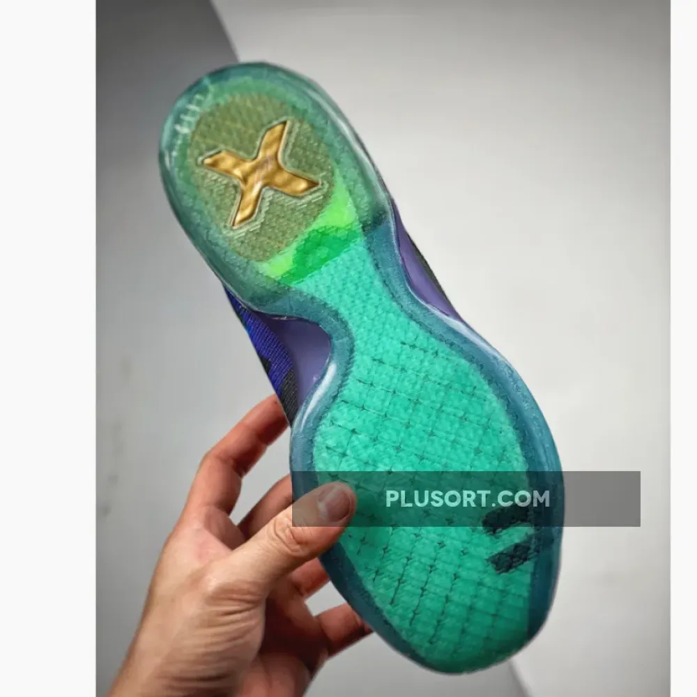 Nike Kobe 10 “Peach Jam” Emerald Glow/Reflect Silver-Purple 705317-305