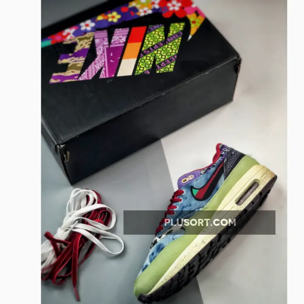 Concepts x Nike Air Max 1 ‘Friday’ Oil Green/Multi-Color-Sail DN1803-300