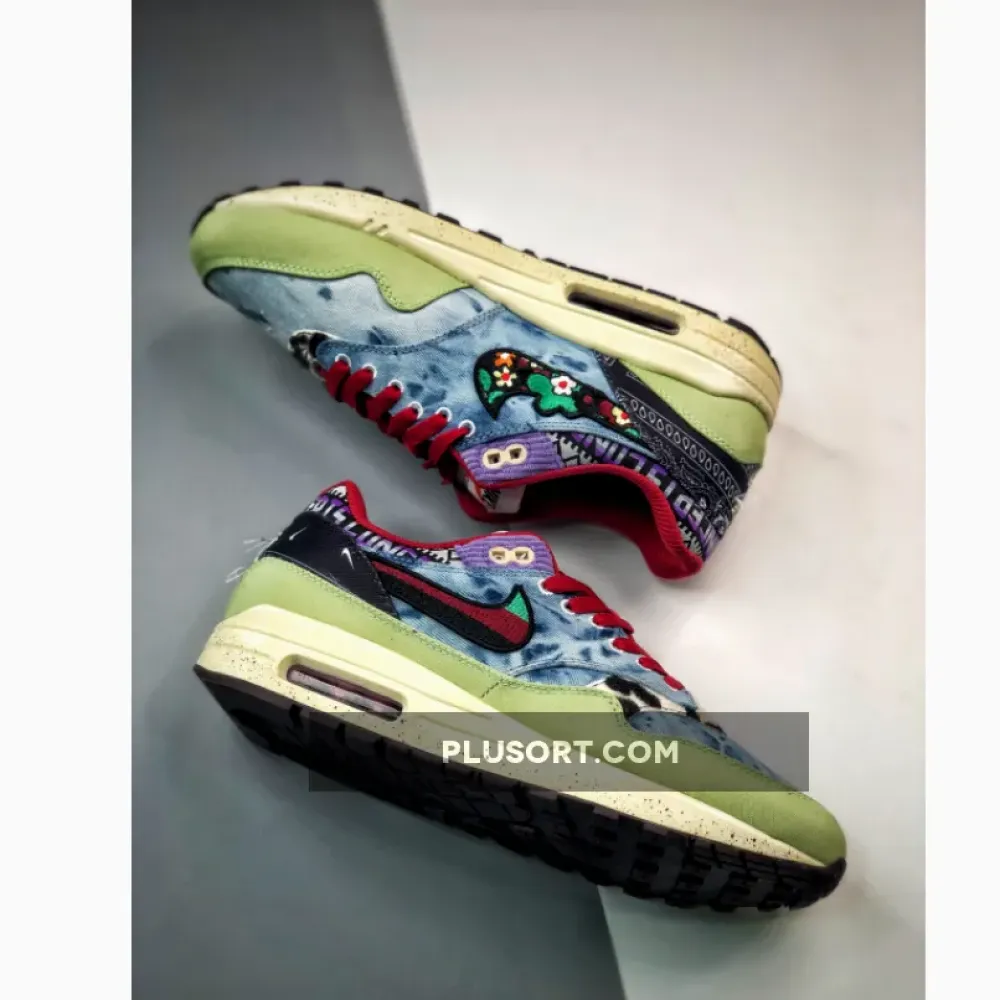 Concepts x Nike Air Max 1 ‘Friday’ Oil Green/Multi-Color-Sail DN1803-300