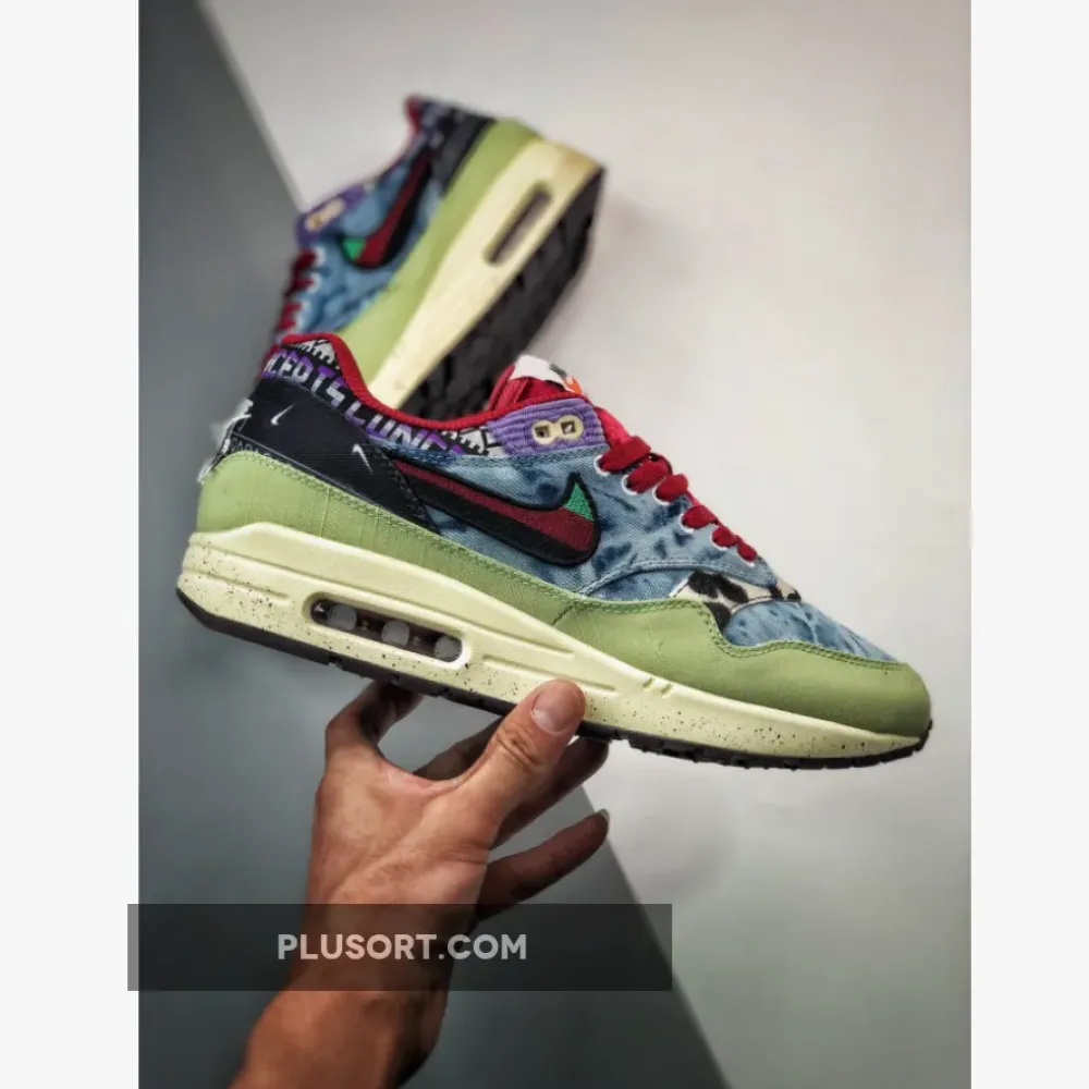 Concepts x Nike Air Max 1 ‘Friday’ Oil Green/Multi-Color-Sail DN1803-300