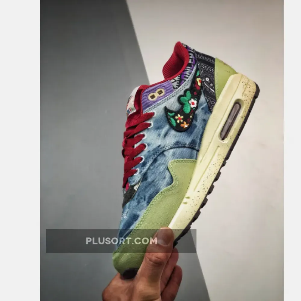 Concepts x Nike Air Max 1 ‘Friday’ Oil Green/Multi-Color-Sail DN1803-300