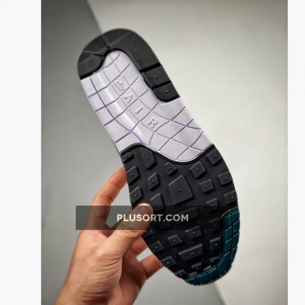 Nike Air Max 1 White/Dark Teal Green-Wolf Grey-Black DH4059-101