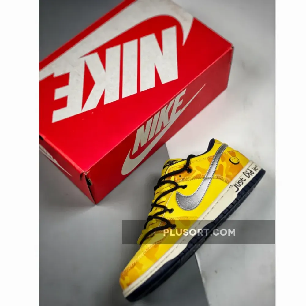 Nike Dunk Low Retro Yellow Navy 1680503695