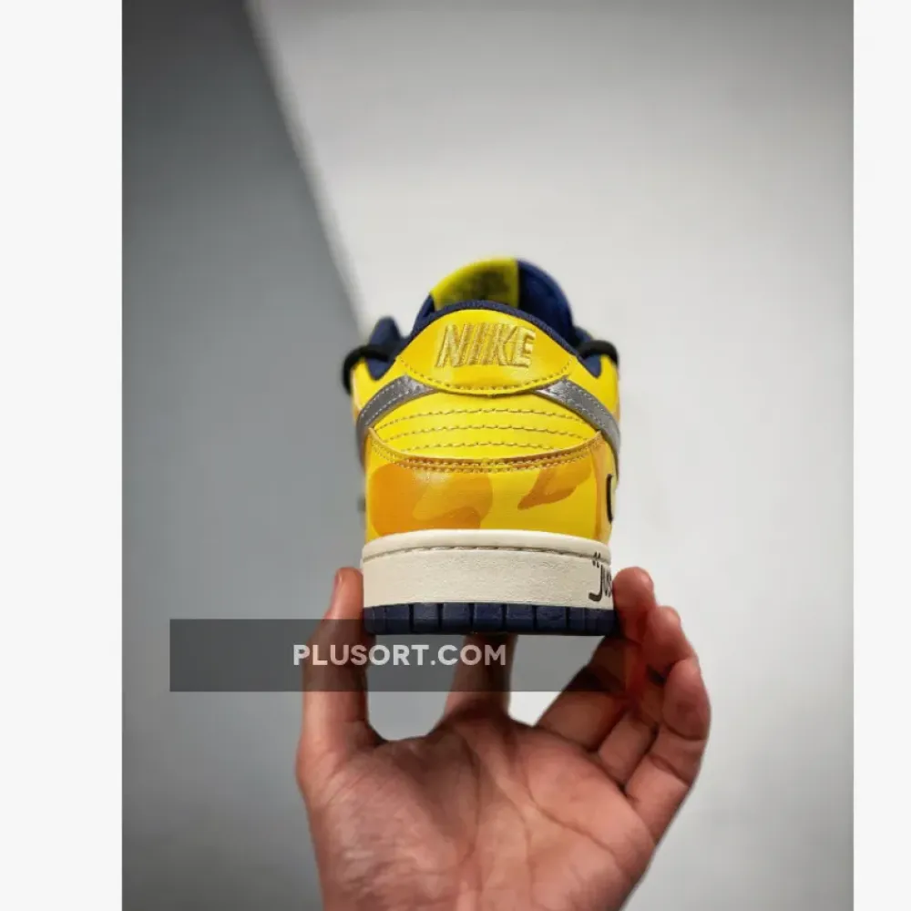 Nike Dunk Low Retro Yellow Navy 1680503695