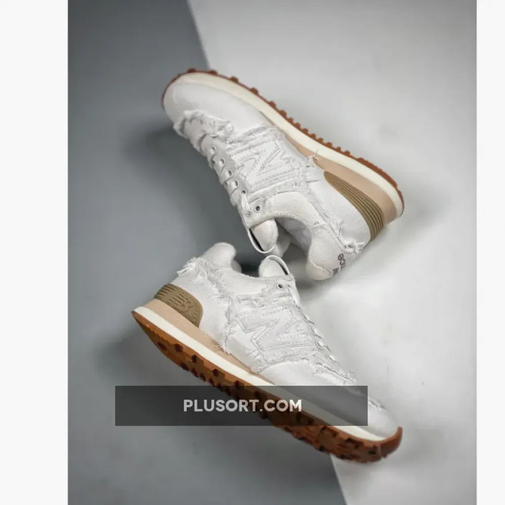 Miu Miu x New Balance 574 Denim White