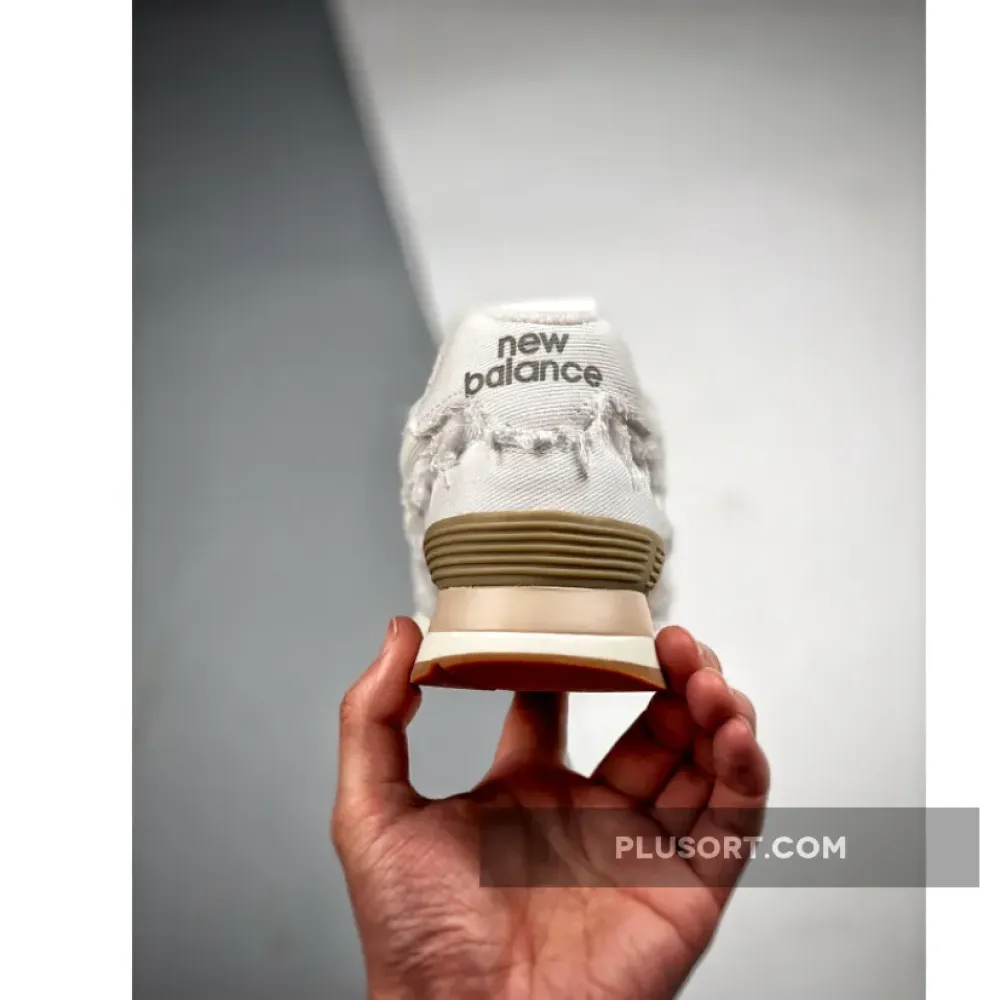 Miu Miu x New Balance 574 Denim White