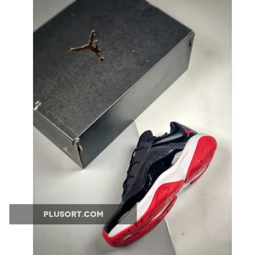Air Jordan 11 CMFT Low ‘Bred’ Black/White-Gym Red DM0844-005