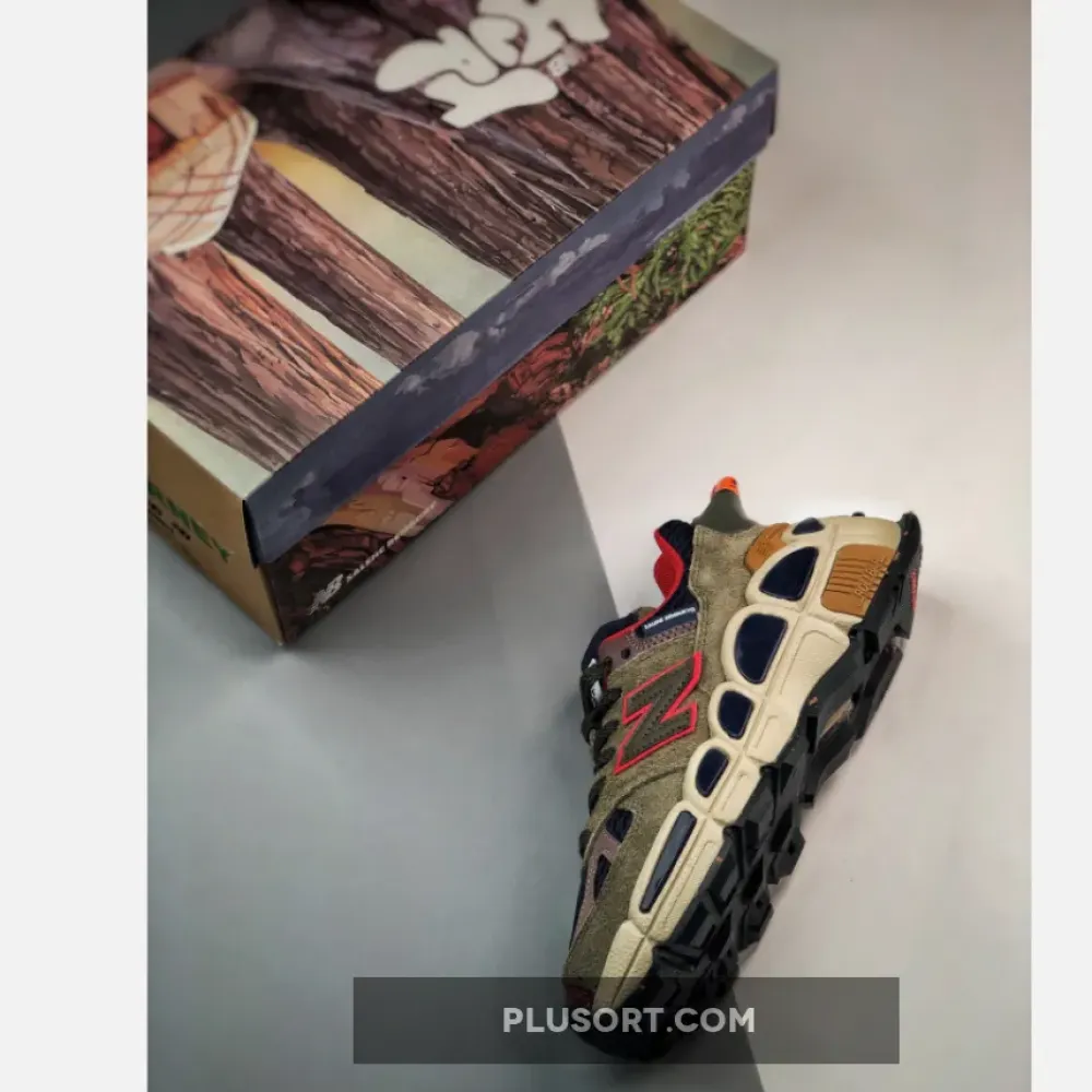 Salehe Bembury x New Balance 574 “Yurt” Team Forest Green/Burgundy MS574YSB