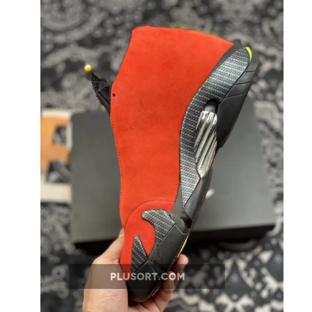 Air Jordan 14 Retro ‘Ferrari’ Challenge Red 654459-670