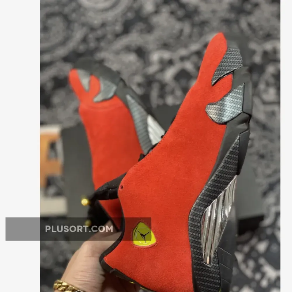 Air Jordan 14 Retro ‘Ferrari’ Challenge Red 654459-670