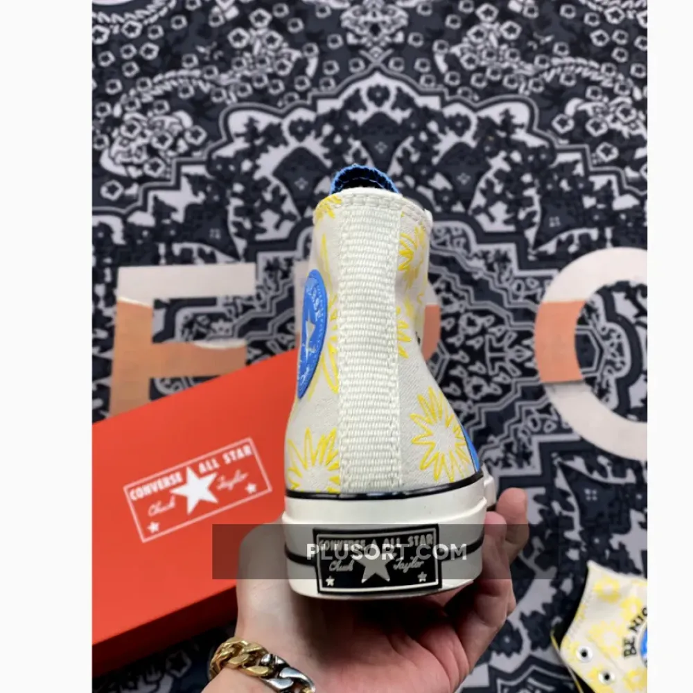 Converse Chuck 70 High ‘Sunny Floral’ Egret/University Blue/Amarillo 172863C