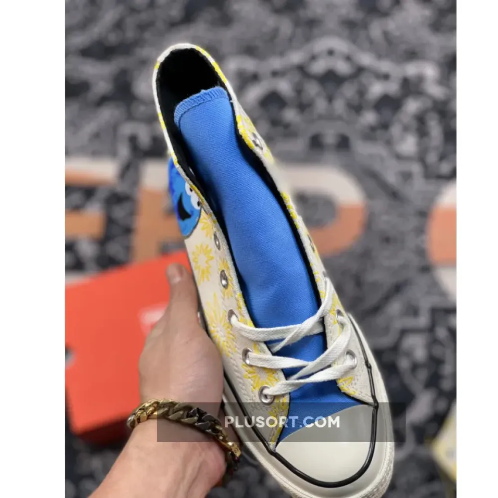 Converse Chuck 70 High ‘Sunny Floral’ Egret/University Blue/Amarillo 172863C