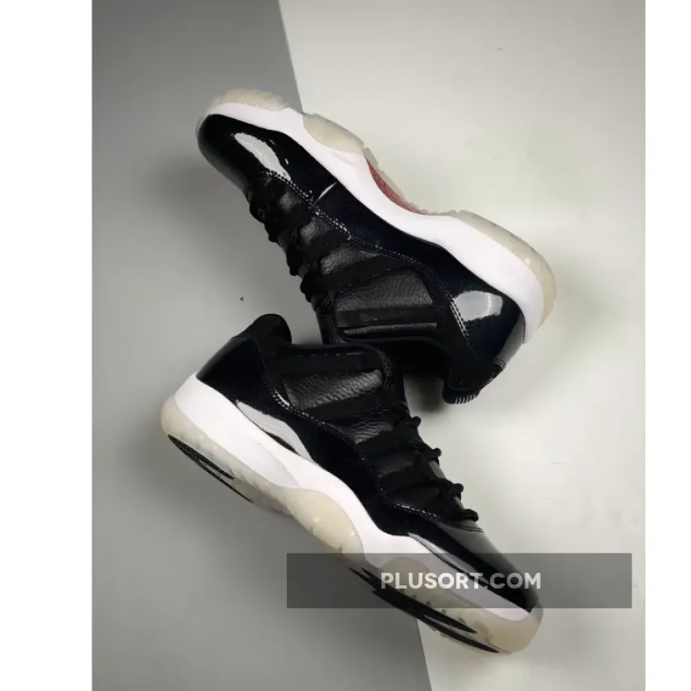 Air Jordan 11 Low “72-10” Black/Gym Red/White/Sail AV2187-001