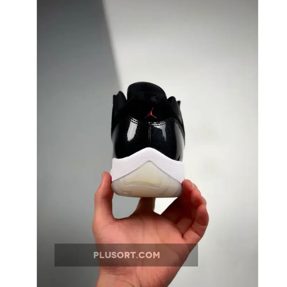 Air Jordan 11 Low “72-10” Black/Gym Red/White/Sail AV2187-001