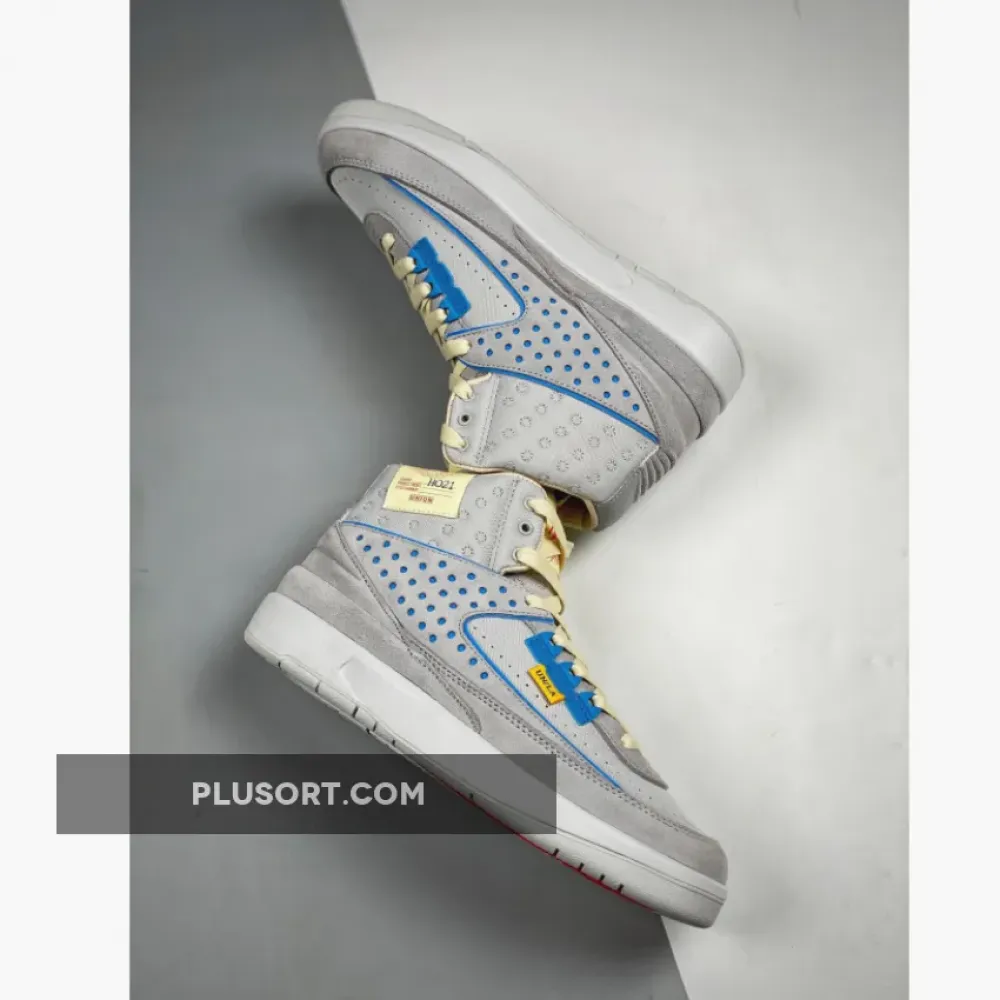 Union x Air Jordan 2 Grey Fog/Siren Red-Light Smoke Grey DN3802-001