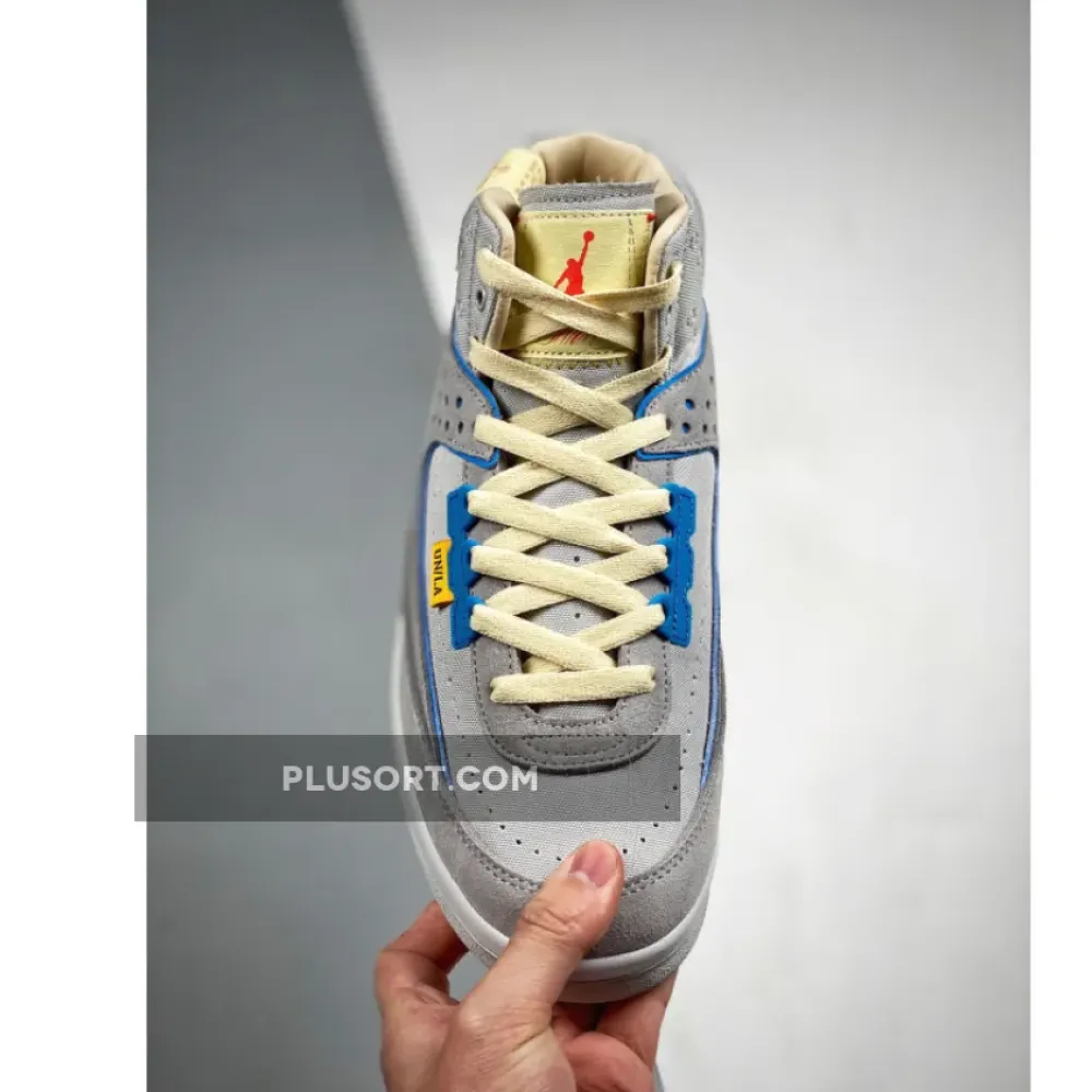 Union x Air Jordan 2 Grey Fog/Siren Red-Light Smoke Grey DN3802-001