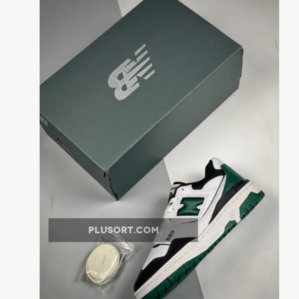 New Balance 550 White Green Black BB550LE1