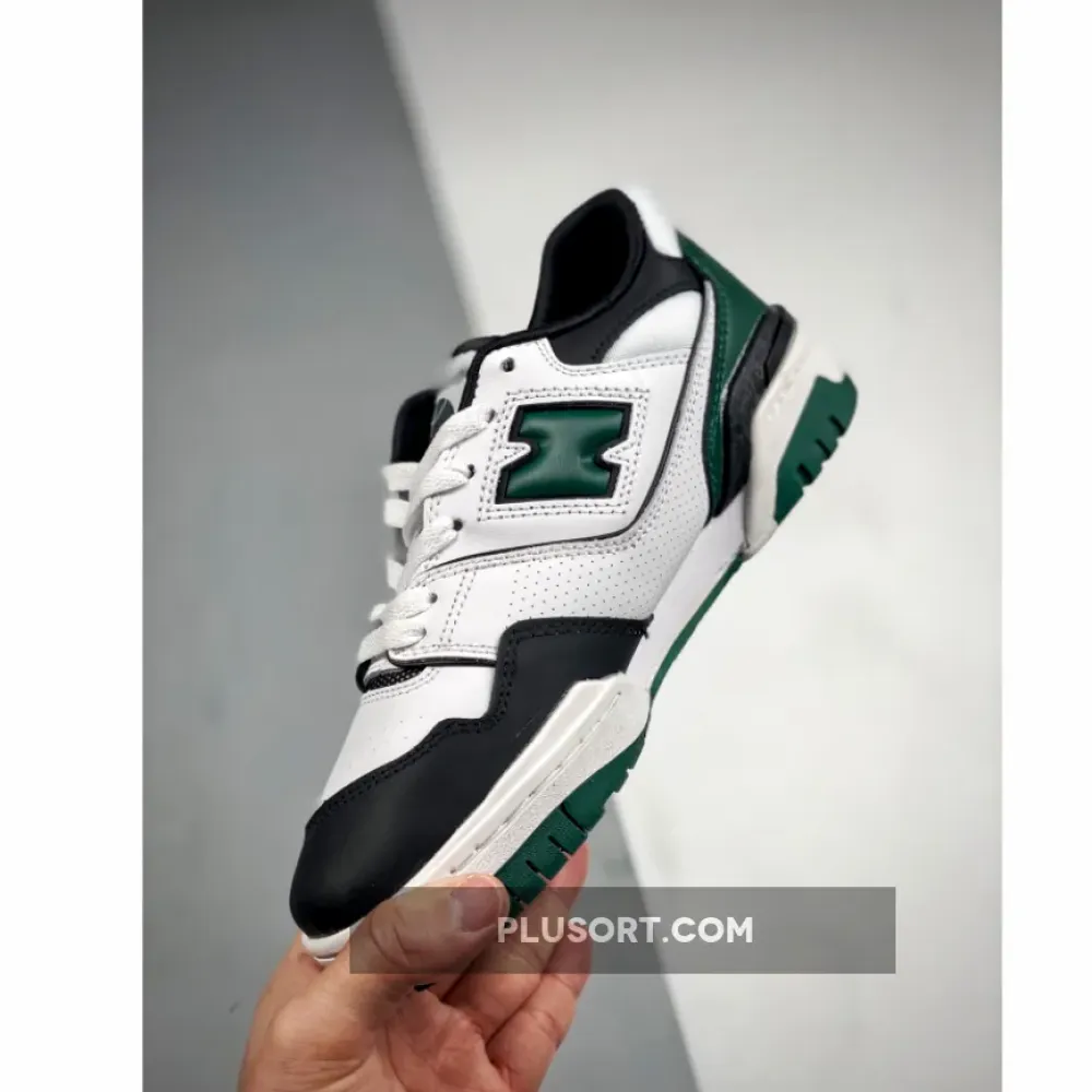 New Balance 550 White Green Black BB550LE1