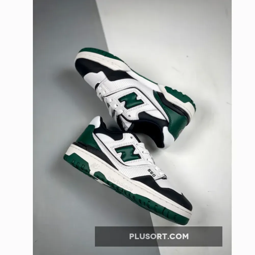 New Balance 550 White Green Black BB550LE1
