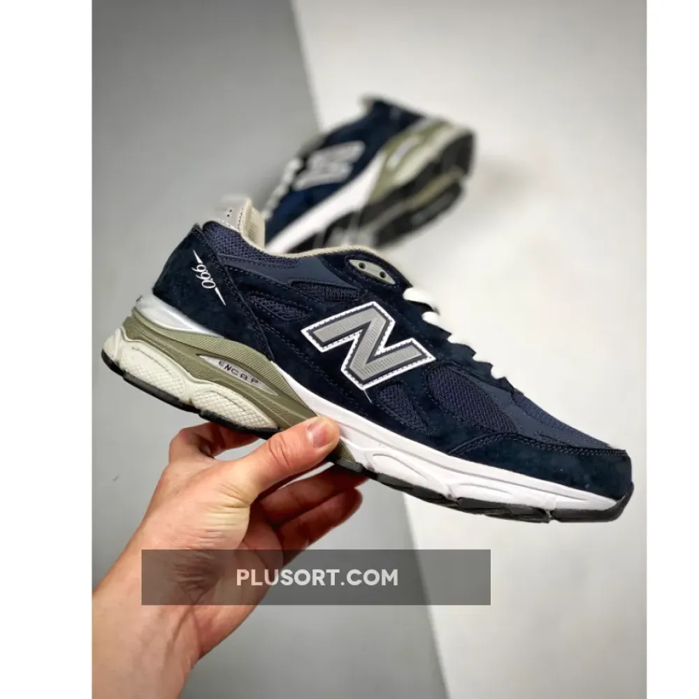 New Balance 990v3 Navy White M990NB3