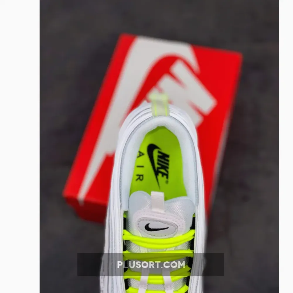 Nike Air Max 97 “Reflective Logo” White/Black-Pure Platinum-Volt DH0006-100
