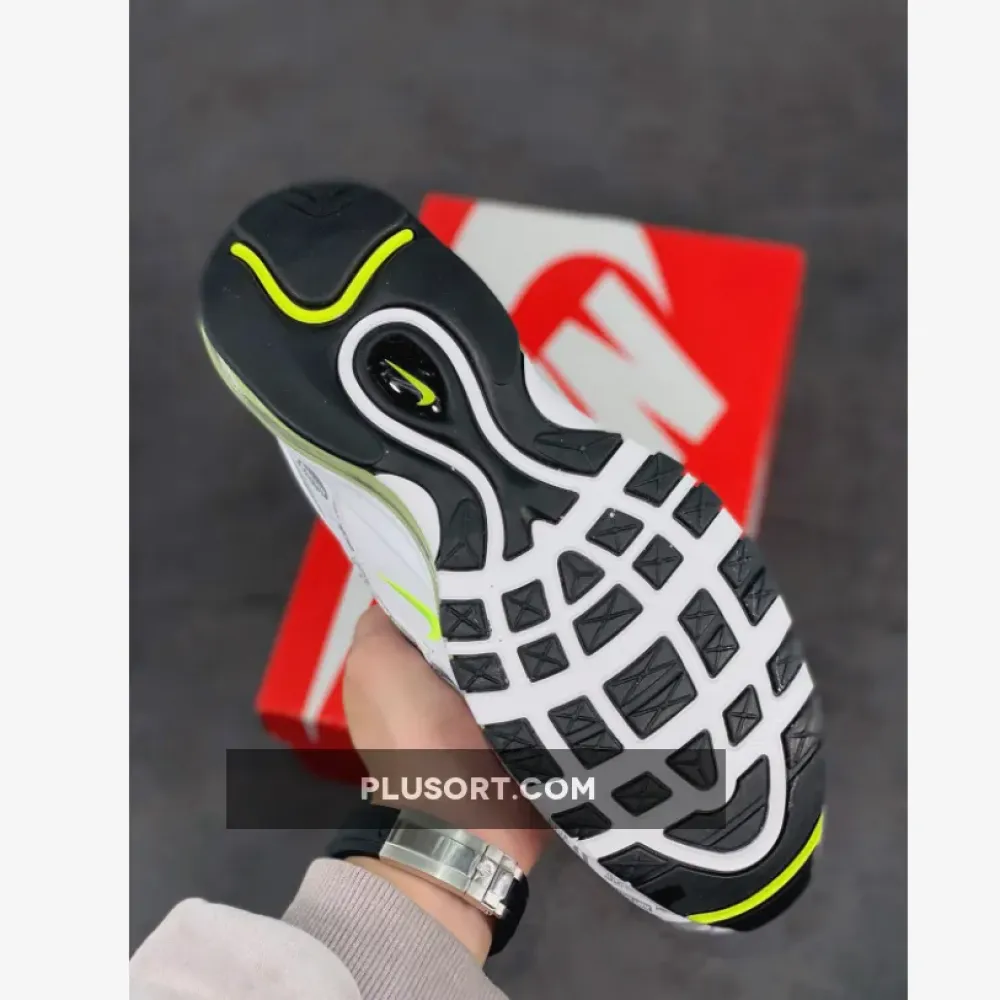 Nike Air Max 97 “Reflective Logo” White/Black-Pure Platinum-Volt DH0006-100