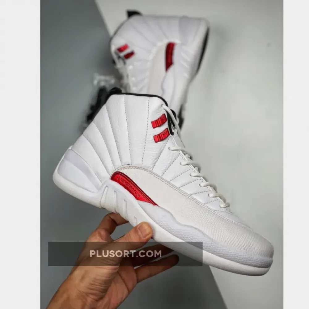 Air Jordan 12 “Twist” White/University Red/Black CT8013-106