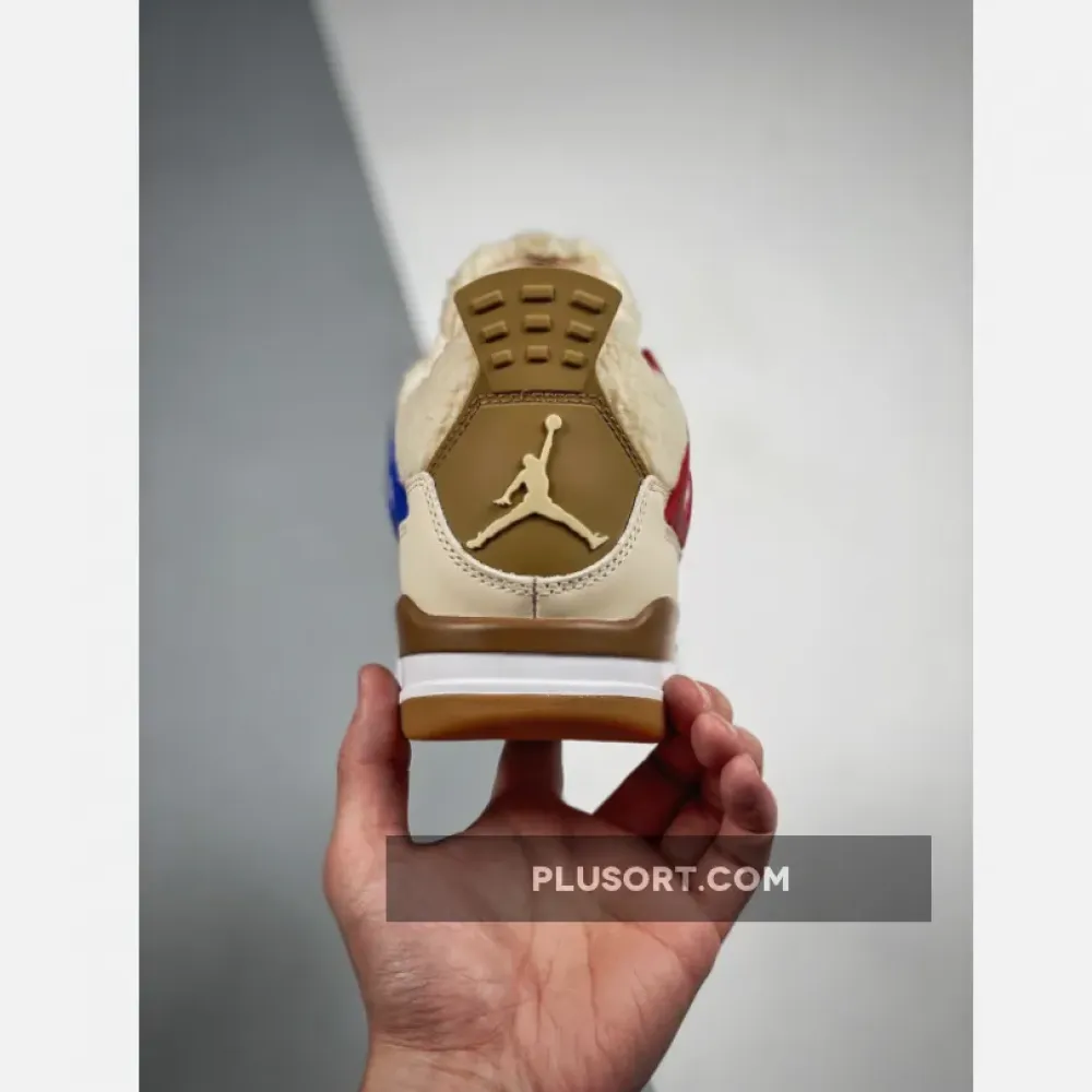 Air Jordan 4 “Where The Wild Things Are” Sail/University Red-Hemp-Barely Volt DH0572-264